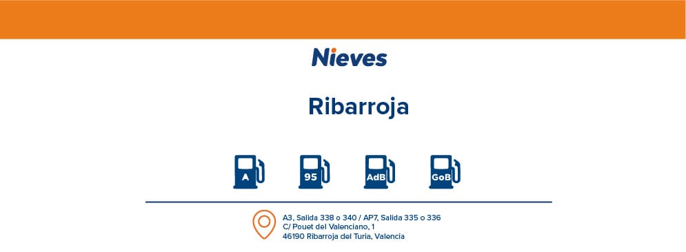 Gasolinera Nieves en Ribarroja, Valencia