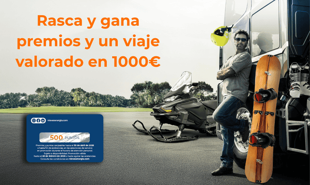 Rasca y Gana repostando en Nieves Profesional